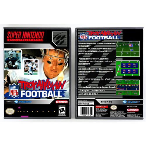 Troy Aikman NFL Football